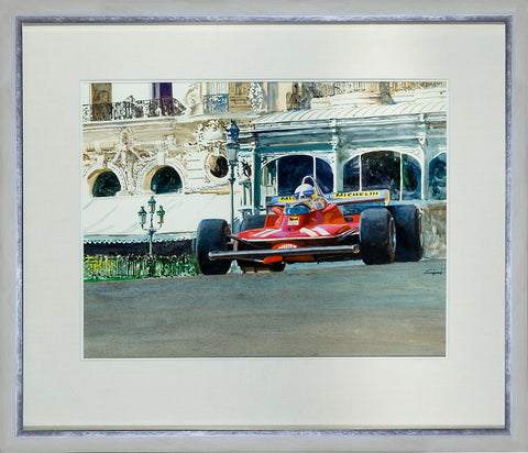 Ferrari 312 T4, Jody Scheckter, Monaco 1979, by Jim Bisignano
