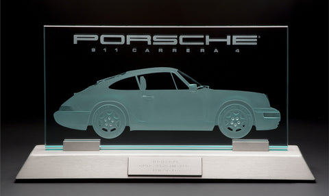 Porsche Factory Meistertour Award Plaque 1989
