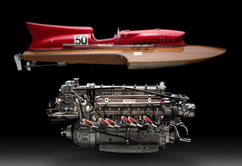 Ferrari "Arno Xl" Racing Hydroplane Engine 1:8 Scale