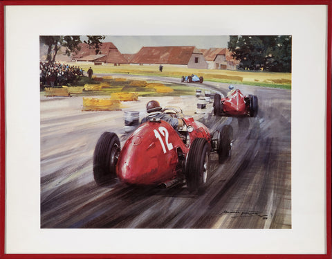 "Silverstone, 1951", by Michael Turner, 1982