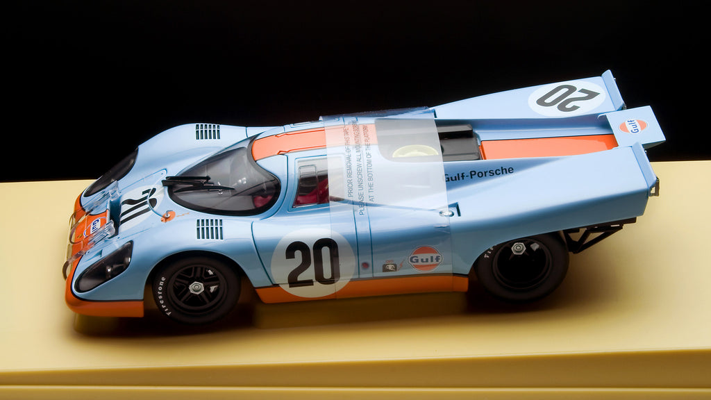 安い正規店美品　AUTOart 1/18 ポルシェ 917K \'71 ル・マン #20 スティーブ・マックイーン　オートアート 乗用車