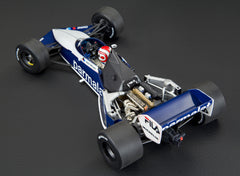 Brabham BT52 World Champion, Signed Piquet , by Minichamps rear 3/4 view