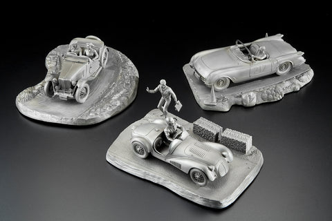 Pewter Tribute To SCCA Sculptures by Franklin Mint